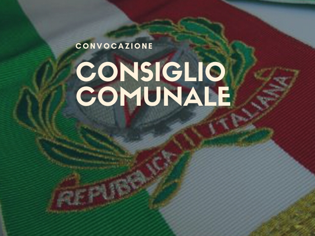 Convocazione Consiglio Comunale